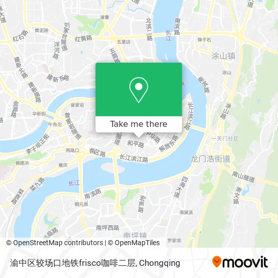 渝中区较场口地铁frisco咖啡二层 map