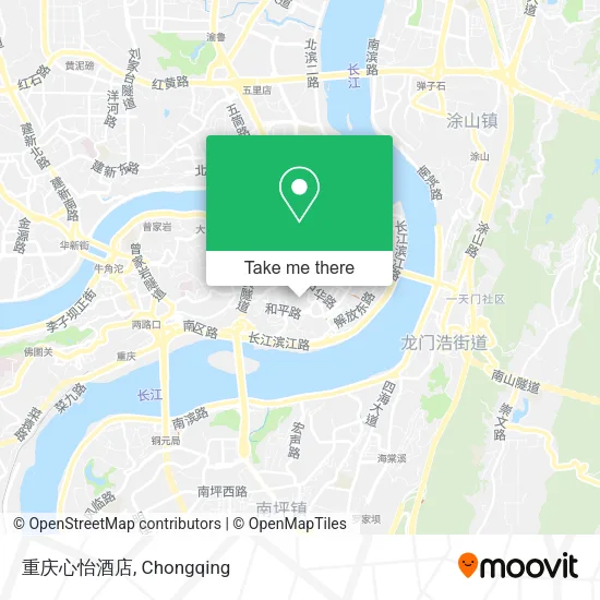 重庆心怡酒店 map