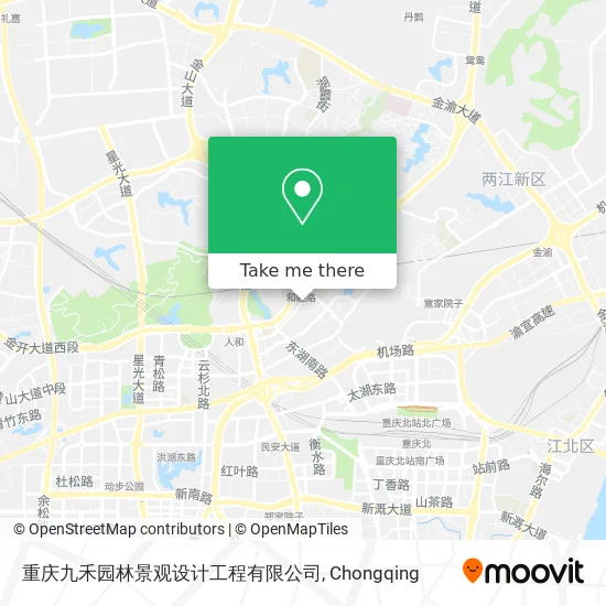 重庆九禾园林景观设计工程有限公司 map