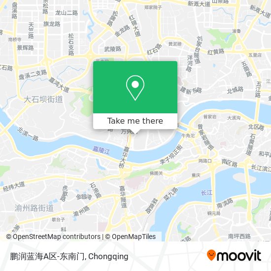 鹏润蓝海A区-东南门 map