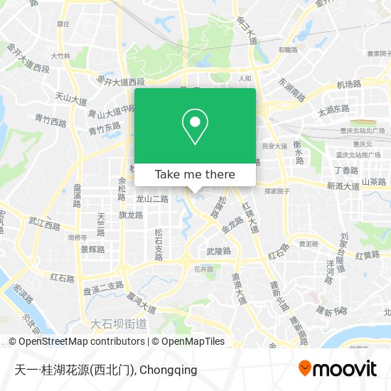 天一·桂湖花源(西北门) map