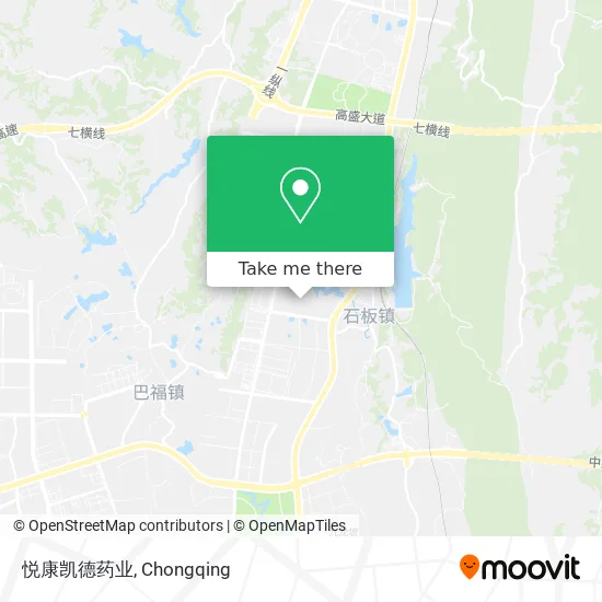 悦康凯德药业 map