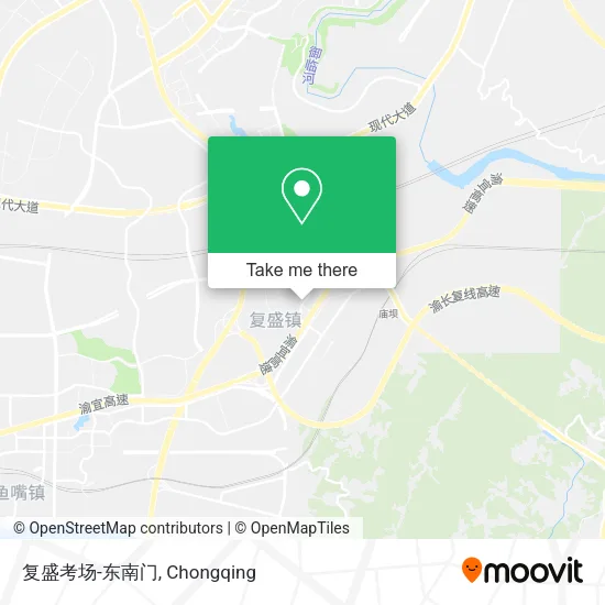 复盛考场-东南门 map