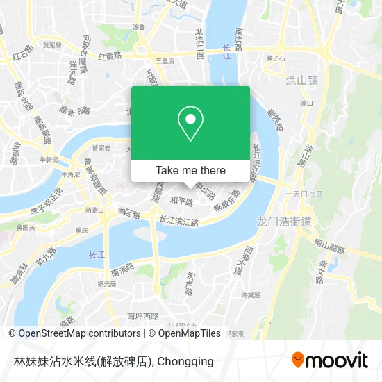 林妹妹沾水米线(解放碑店) map