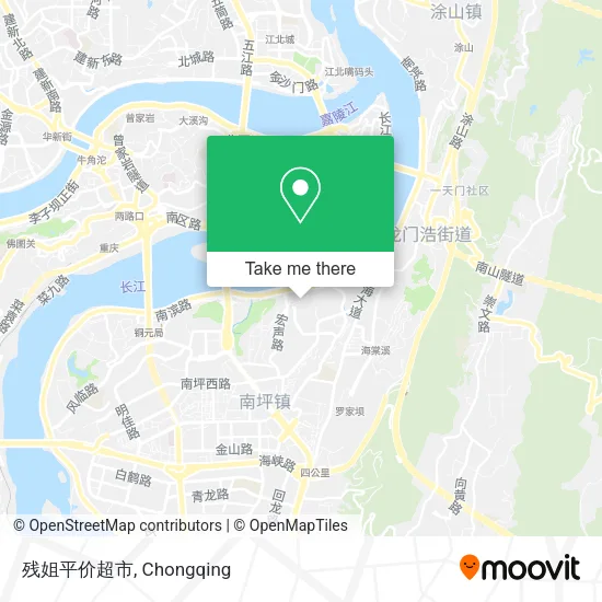 残姐平价超市 map