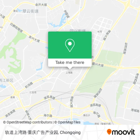轨道上湾路·重庆广告产业园 map