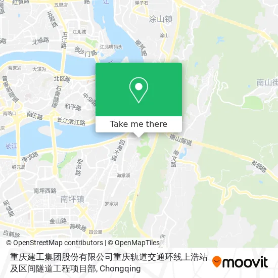 重庆建工集团股份有限公司重庆轨道交通环线上浩站及区间隧道工程项目部 map