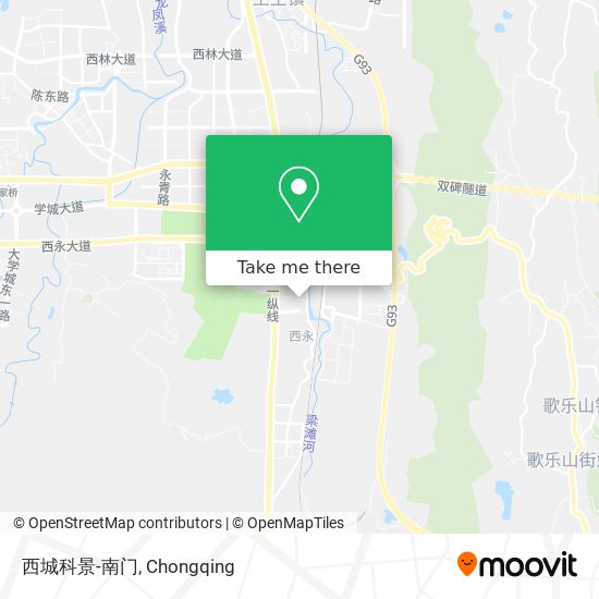 西城科景-南门 map
