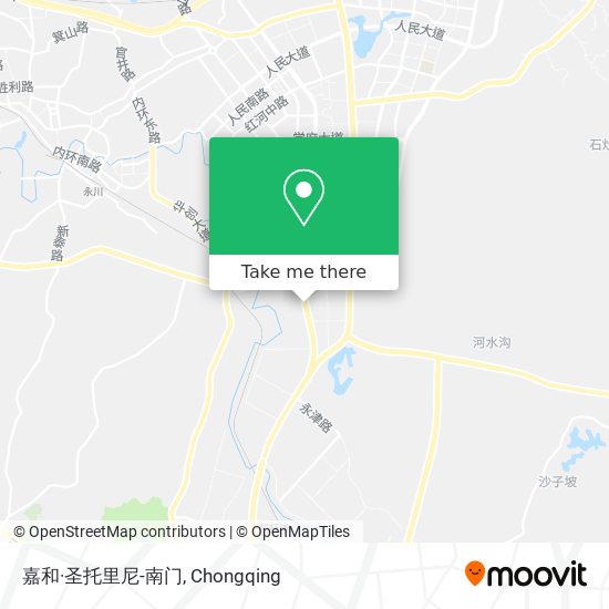 嘉和·圣托里尼-南门 map