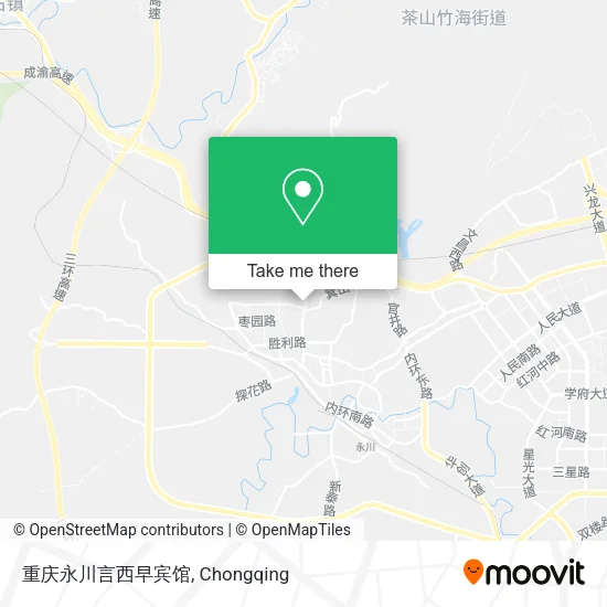 重庆永川言西早宾馆 map