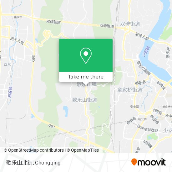 歌乐山北街 map