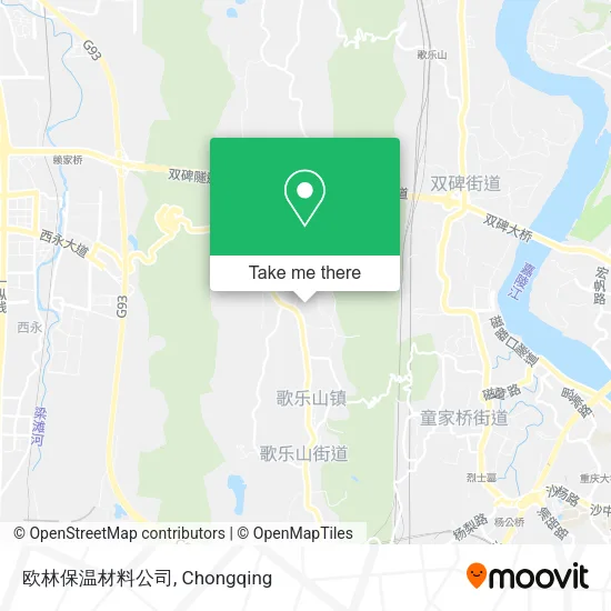 欧林保温材料公司 map