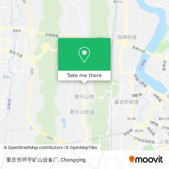 重庆市环宇矿山设备厂 map