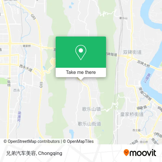 兄弟汽车美容 map
