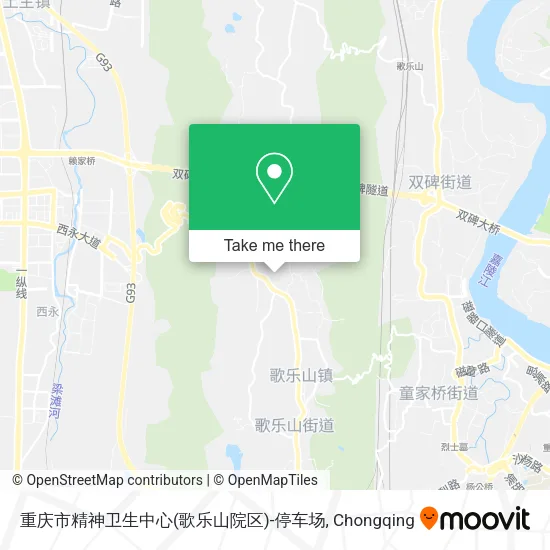 重庆市精神卫生中心(歌乐山院区)-停车场 map