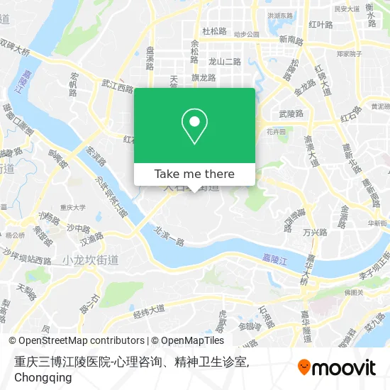 重庆三博江陵医院-心理咨询、精神卫生诊室 map