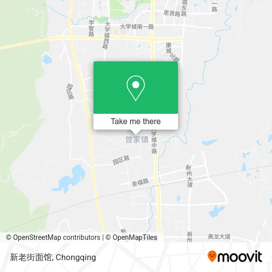 新老街面馆 map