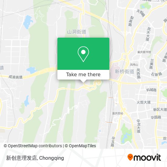 新创意理发店 map