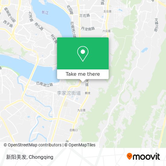 新阳美发 map