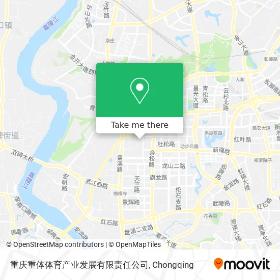 重庆重体体育产业发展有限责任公司 map