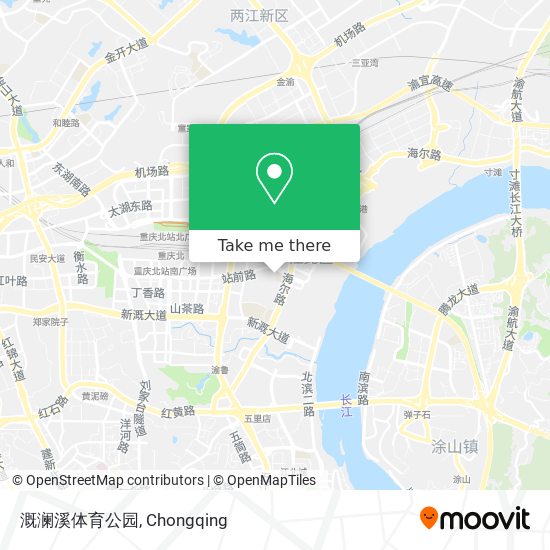 溉澜溪体育公园 map