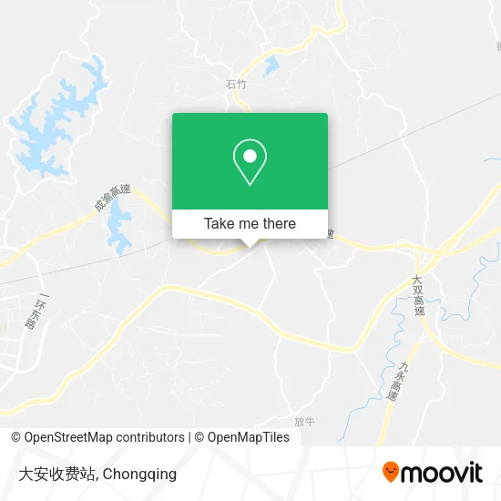 大安收费站 map