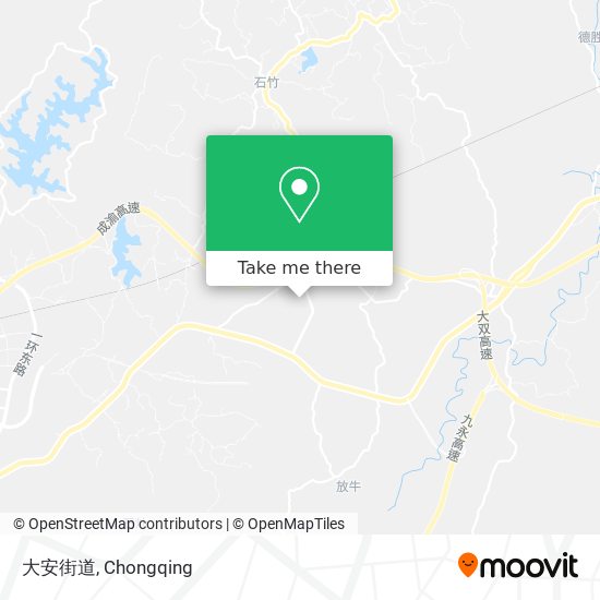 大安街道 map