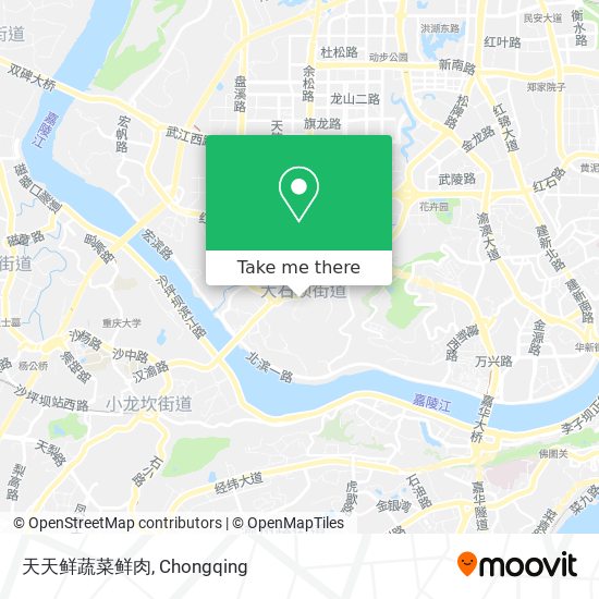 天天鲜蔬菜鲜肉 map