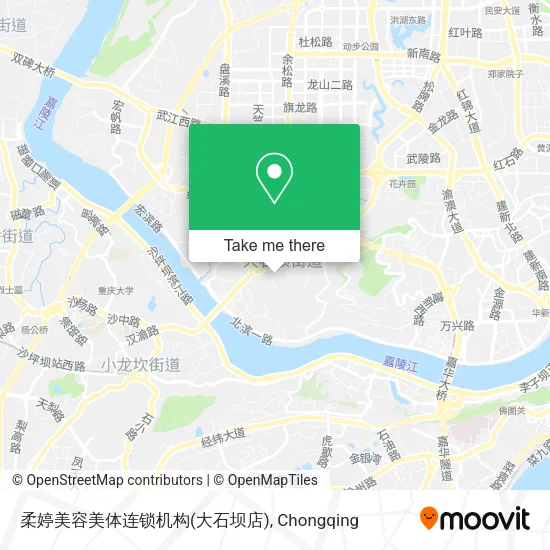 柔婷美容美体连锁机构(大石坝店) map