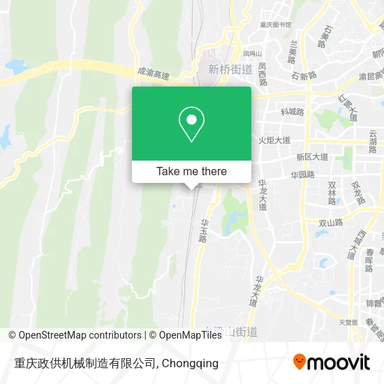 重庆政供机械制造有限公司 map