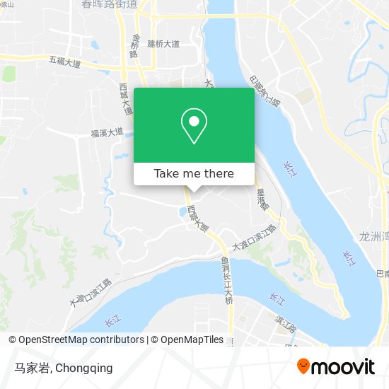 马家岩 map