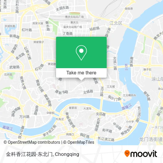 金科香江花园-东北门 map