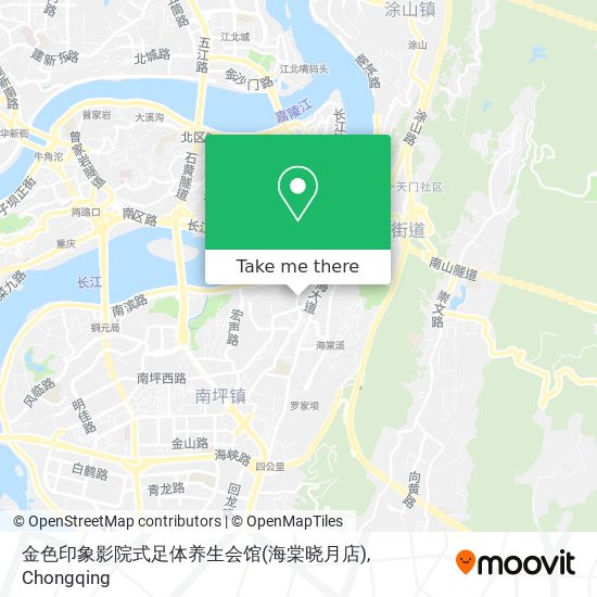 金色印象影院式足体养生会馆(海棠晓月店) map