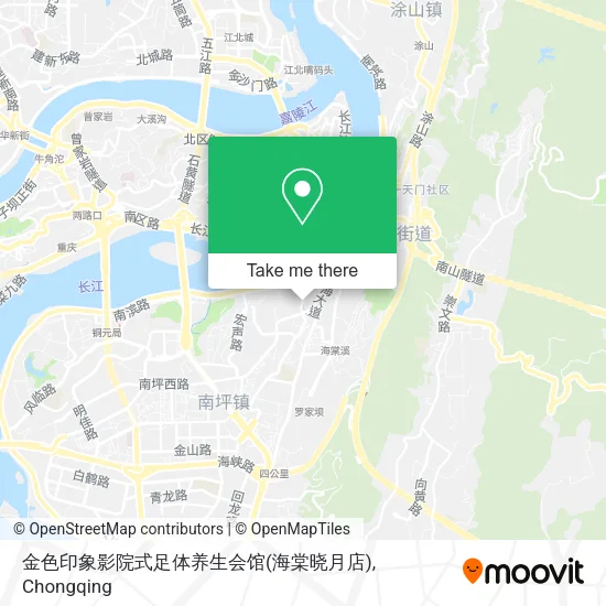 金色印象影院式足体养生会馆(海棠晓月店) map