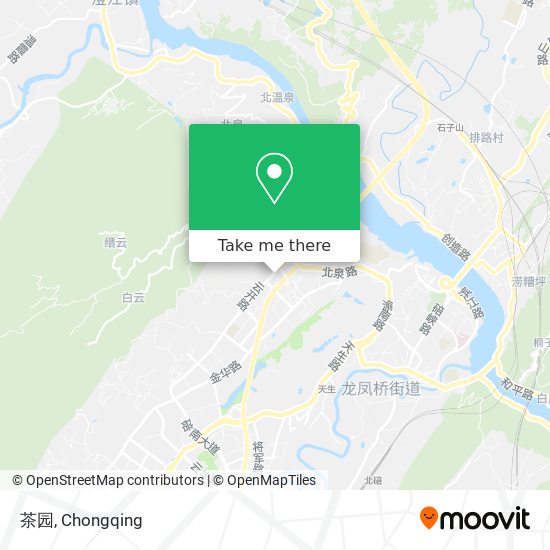 茶园 map