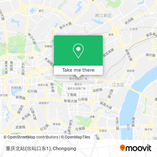 重庆北站(出站口东1) map