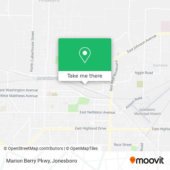 Mapa de Marion Berry Pkwy