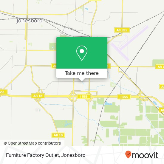 Mapa de Furniture Factory Outlet