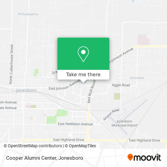 Mapa de Cooper Alumni Center