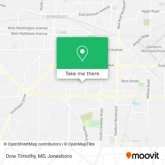 Dow Timothy, MD map