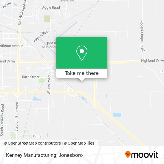 Kenney Manufacturing map