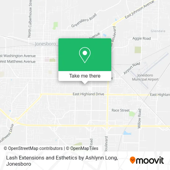 Lash Extensions and Esthetics by Ashlynn Long map