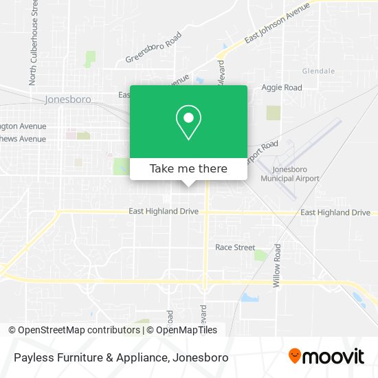 Payless Furniture & Appliance map