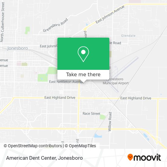 American Dent Center map