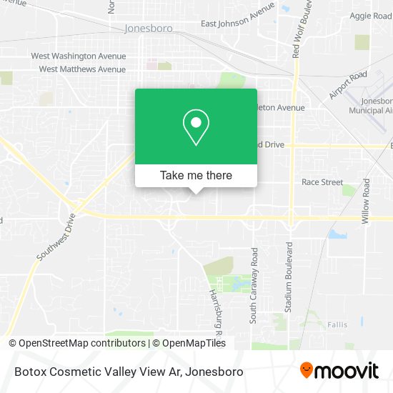 Botox Cosmetic Valley View Ar map