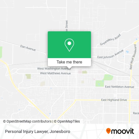 Mapa de Personal Injury Lawyer