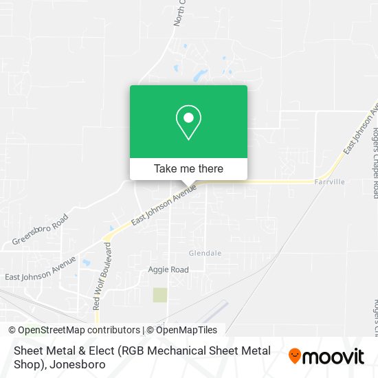 Mapa de Sheet Metal & Elect (RGB Mechanical Sheet Metal Shop)