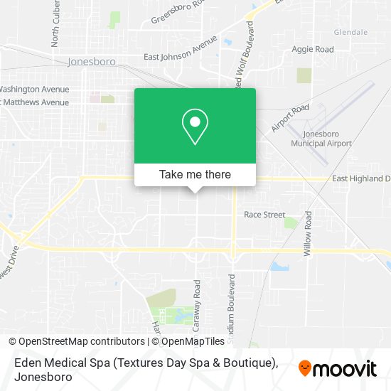 Mapa de Eden Medical Spa (Textures Day Spa & Boutique)