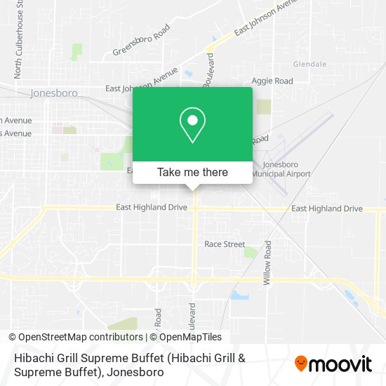 Hibachi Grill Supreme Buffet map