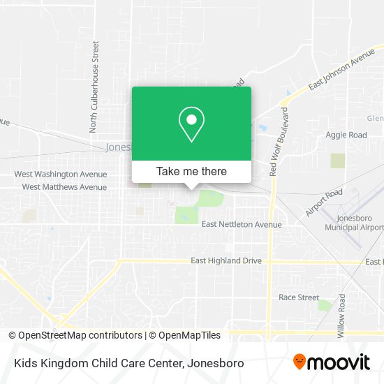 Mapa de Kids Kingdom Child Care Center